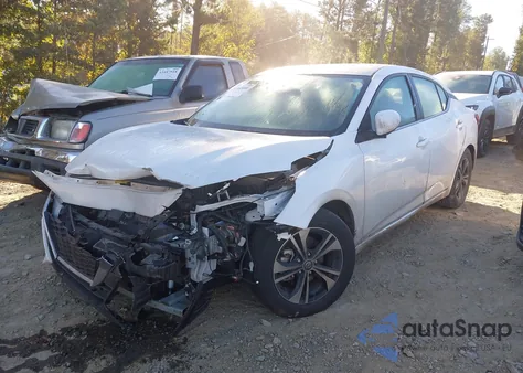 2022 Nissan Sentra Sv Xtronic Cvt z USA, uszkodzony, nr VIN 3N1AB8CVXNY218189